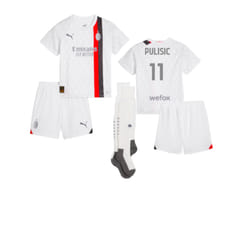 2023-2024 AC Milan Away Mini Kit (Pulisic 11) - 4-5 Years
