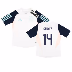 2023-2024 Ajax Training Jersey (White) - Kids (CRUYFF 14) - SB