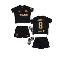 2020-2021 Barcelona Away Baby Kit (A.INIESTA 8) - 24-36 Months