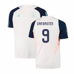 2023-2024 Ajax Training Jersey (White) (VAN BASTEN 9) - XL