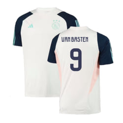 2023-2024 Ajax Training Jersey (White) (VAN BASTEN 9) - 3XL