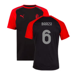2023-2024 AC Milan Casuals Tee (Black) (Baresi 6) - XL