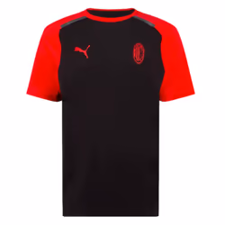 2023-2024 AC Milan Casuals Tee (Black) (Baresi 6) - XL