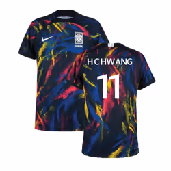 2022-2023 South Korea Away Match Vapor Shirt (H C HWANG 11) - S