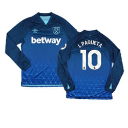 2023-2024 West Ham Long Sleeve Third Shirt (L PAQUETA 10) - L
