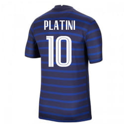 2020-2021 France Home Nike Football Shirt (PLATINI 10) - XL