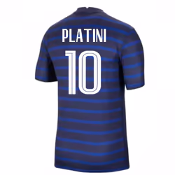 2020-2021 France Home Nike Football Shirt (PLATINI 10) - XS