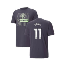 2023-2024 Man City FtblCore AOP Tee (Dark Navy) (Doku 11) - L