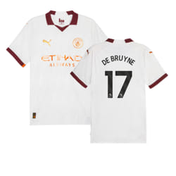2023-2024 Man City Authentic Away Shirt (DE BRUYNE 17) - XXL