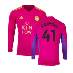 2023-2024 Leicester City Home Goalkeeper Shirt (Pink) (Stolarczyk 41) - XXL