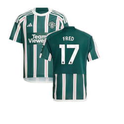 2023-2024 Man Utd Away Shirt (Kids) (Fred 17) - SB