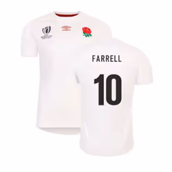 England RWC 2023 Home Replica Rugby Shirt (Farrell 10) - XXL