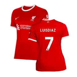 2023-2024 Liverpool Home Shirt (Ladies) (Luis Diaz 7) - L