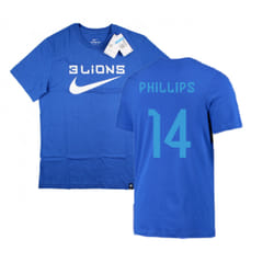2022-2023 England Three Lions Tee (Blue) (Phillips 14) - XL