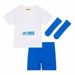 2023-2024 Barcelona Away Baby Kit (Lewandowski 9) - 6-9 Months