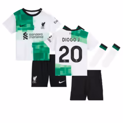 2023-2024 Liverpool Away Little Boys Mini Kit (Diogo J 20) - XSB