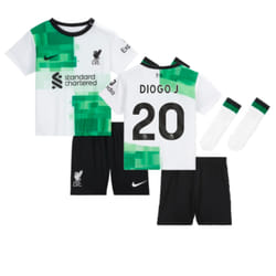 2023-2024 Liverpool Away Little Boys Mini Kit (Diogo J 20) - XSB