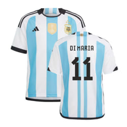 Argentina 2022 World Cup Winners Home Shirt - Kids (DI MARIA 11) - LB