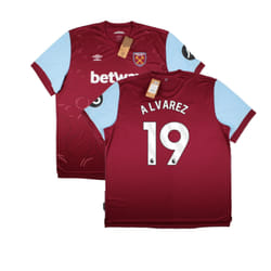 2023-2024 West Ham United Home Shirt (ALVAREZ 19) - M