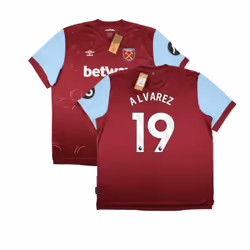 2023-2024 West Ham United Home Shirt (ALVAREZ 19) - L