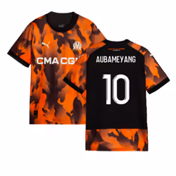 2023-2024 Marseille Third Shirt (Kids) (Aubameyang 10) - MB