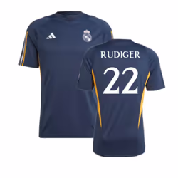 2023-2024 Real Madrid Training Shirt (Legend Ink) (Rudiger 22) - XL