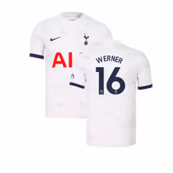 2023-2024 Tottenham Hotspur Home Shirt (Werner 16) - XS