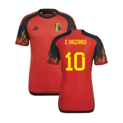 2022-2023 Belgium Authentic Home Shirt (E HAZARD 10) - M