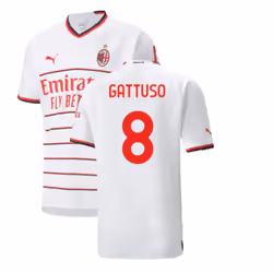 2022-2023 AC Milan Authentic Away Shirt (GATTUSO 8) - XL