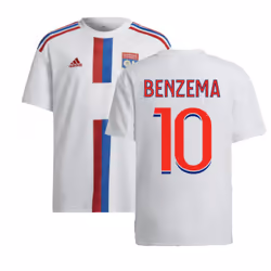 2022-2023 Olympique Lyon Home Shirt (Kids) (BENZEMA 10) - SB