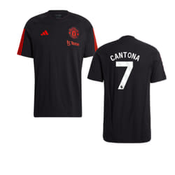 2023-2024 Man Utd Training Tee (Black) (Cantona 7) - S