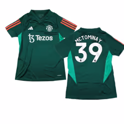2023-2024 Man Utd Training Shirt (Green) - Ladies (McTominay 39) - M