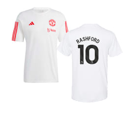 2023-2024 Man Utd Training Tee (White) (Rashford 10) - S