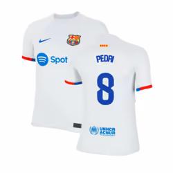2023-2024 Barcelona Away Shirt (Kids) (Pedri 8) - XLB