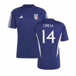 2023-2024 Italy Training Jersey (Dark Blue) (CHIESA 14) - XXL