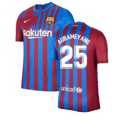 2021-2022 Barcelona Home Shirt (AUBAMEYANG 25) - L