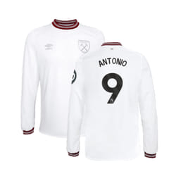 2023-2024 West Ham Long Sleeve Away Shirt (Kids) (ANTONIO 9) - XLB