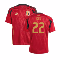 2024-2025 Belgium Home Shirt (Kids) (Doku 22) - LB