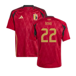 2024-2025 Belgium Home Shirt (Kids) (Doku 22) - XLB