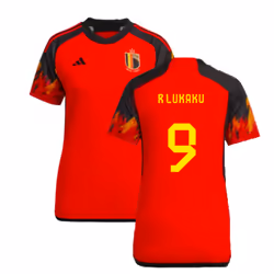 2022-2023 Belgium Home Shirt (Ladies) (R Lukaku 9) - S