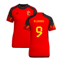 2022-2023 Belgium Home Shirt (Ladies) (R Lukaku 9) - S