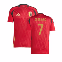 2024-2025 Belgium Home Shirt (De Bruyne 7) - M