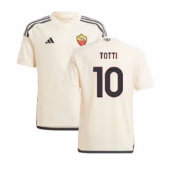 2023-2024 Roma Away Shirt (Kids) (TOTTI 10) - XLB