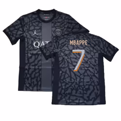 2023-2024 PSG Paris Saint Germain Third Shirt (Mbappe 7) - XXL