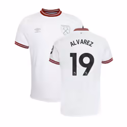 2023-2024 West Ham United Away Shirt (Kids) (ALVAREZ 19) - MB