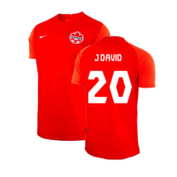 2022-2023 Canada Home Shirt (J David 20) - XXL