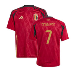 2024-2025 Belgium Home Shirt (Kids) (De Bruyne 7) - XLB