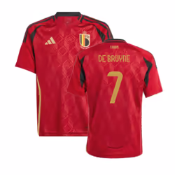2024-2025 Belgium Home Shirt (Kids) (De Bruyne 7) - XXL