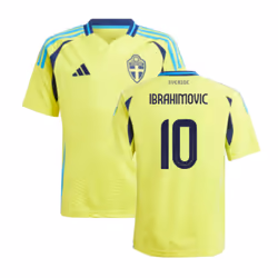 2024-2025 Sweden Home Shirt (Kids) (IBRAHIMOVIC 10) - XXL