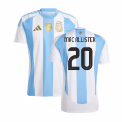 2024-2025 Argentina Home Shirt (MAC ALLISTER 20) - 3XL
